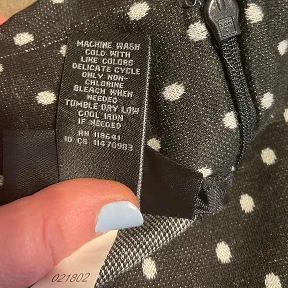 NWOT Lane Bryant Polka Dot Pencil Skirt - Picture 4 of 5